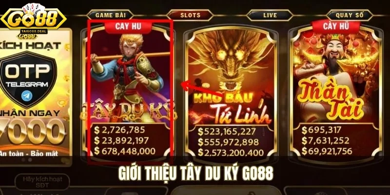 Giới thiệu chi tiết slot game quay hũ Tây Du Ký tại Go88