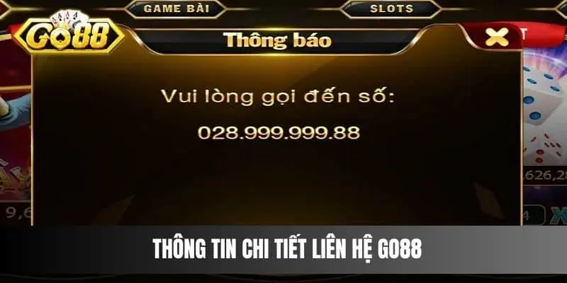 Liên hệ với cổng game qua Hotline nhanh chóng